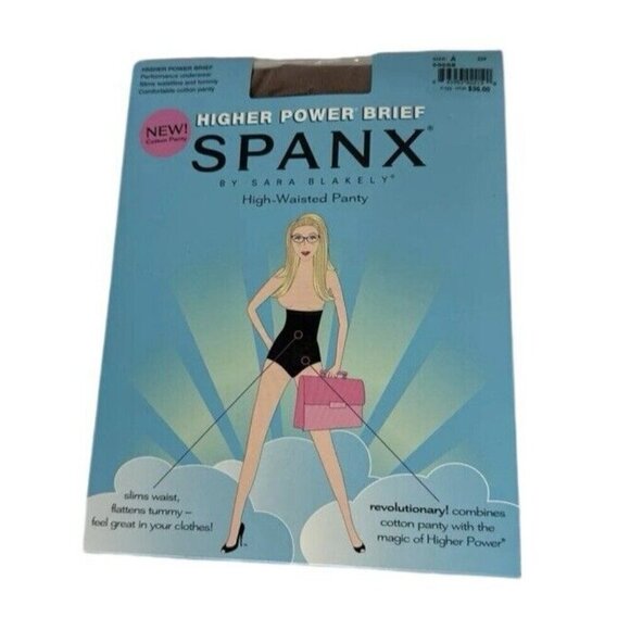 Spanx Higher Power Brief High Waisted Panty Size A Coco 8520 - Picture 1 of 12